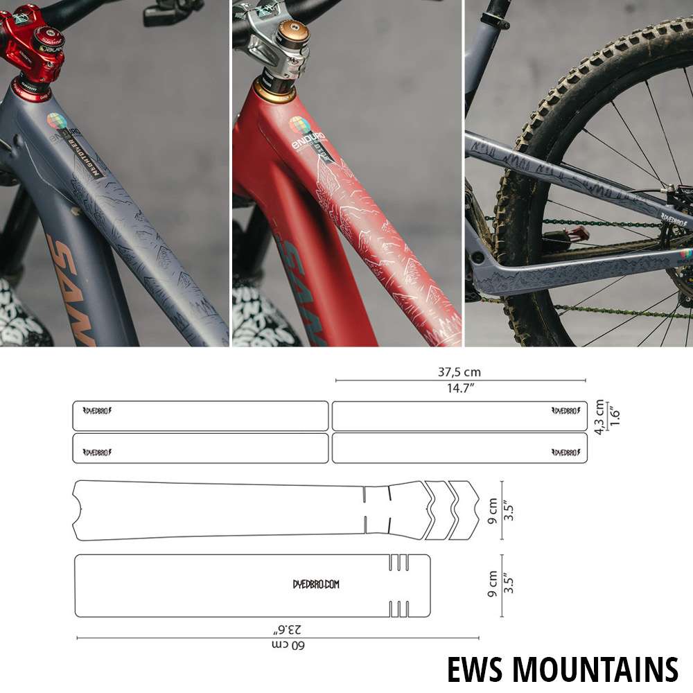 Kit de protection de cadre Dyedbro Eews Mountains