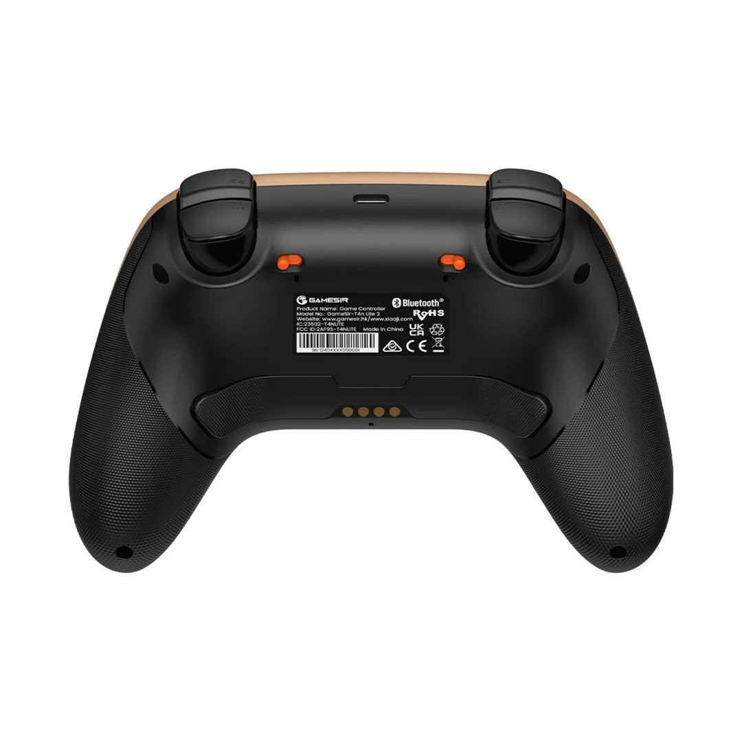 Gamesir Nova 2 Lite Manette de jeu sans fil multiplateforme Champion Edition (Or Noir, Switch, PC, Android et iOS, Bluetooth 2,4 GHz USB)