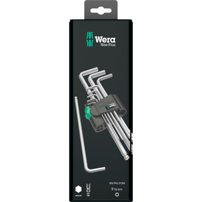 WAA 950 9 HEX-PLUS 1 SB SIFT KEYS Set, métrique, loin