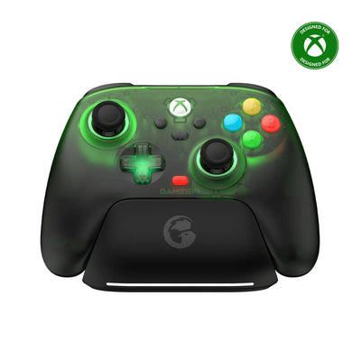 Manette sans fil Gamesir g7 pro - vert rétro (vert foncé transparent, xbox series x|s, xbox one, android, pc, usb bluetooth 2,4 GHz)