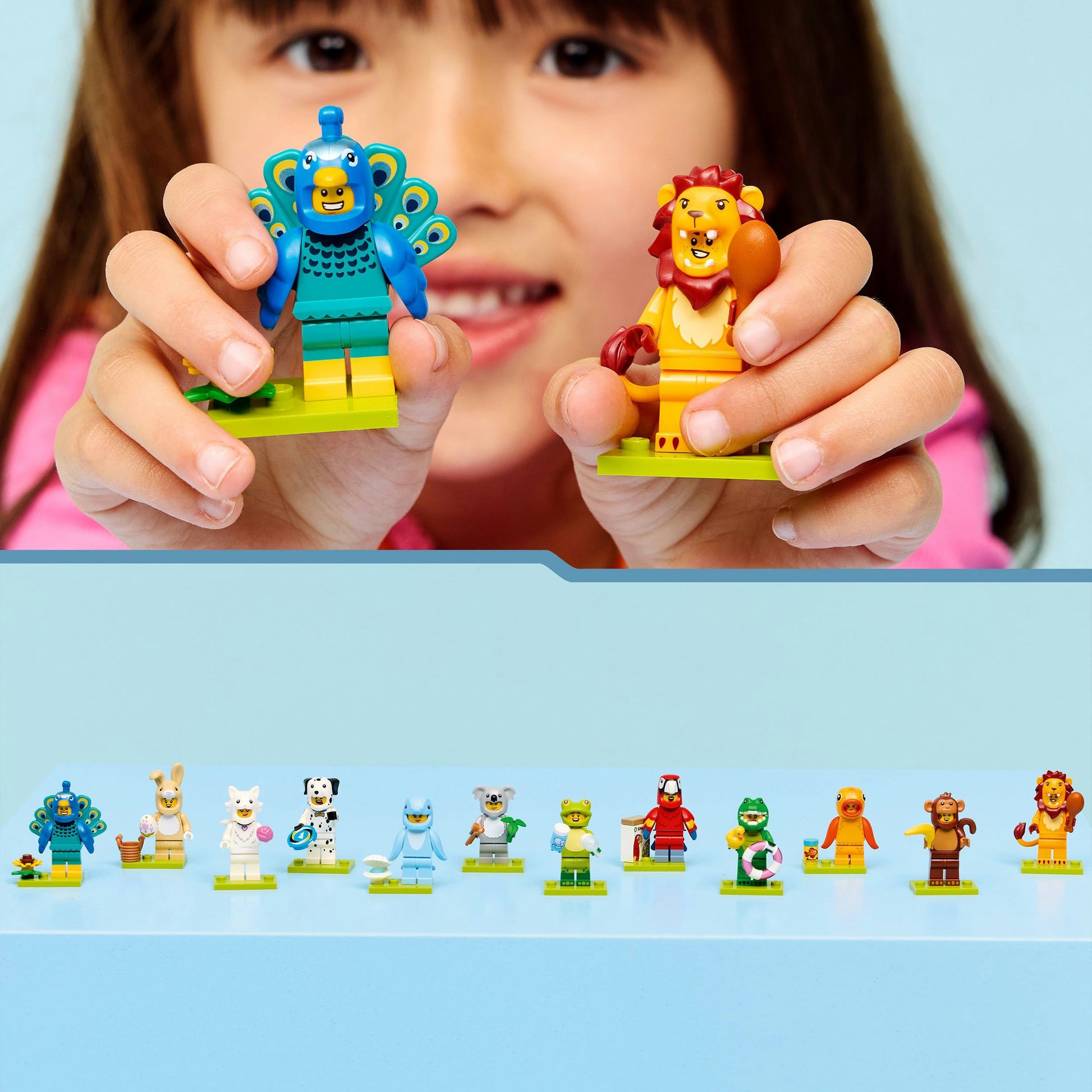 Figurines Lego 71051 série 28 : costumes d'animaux