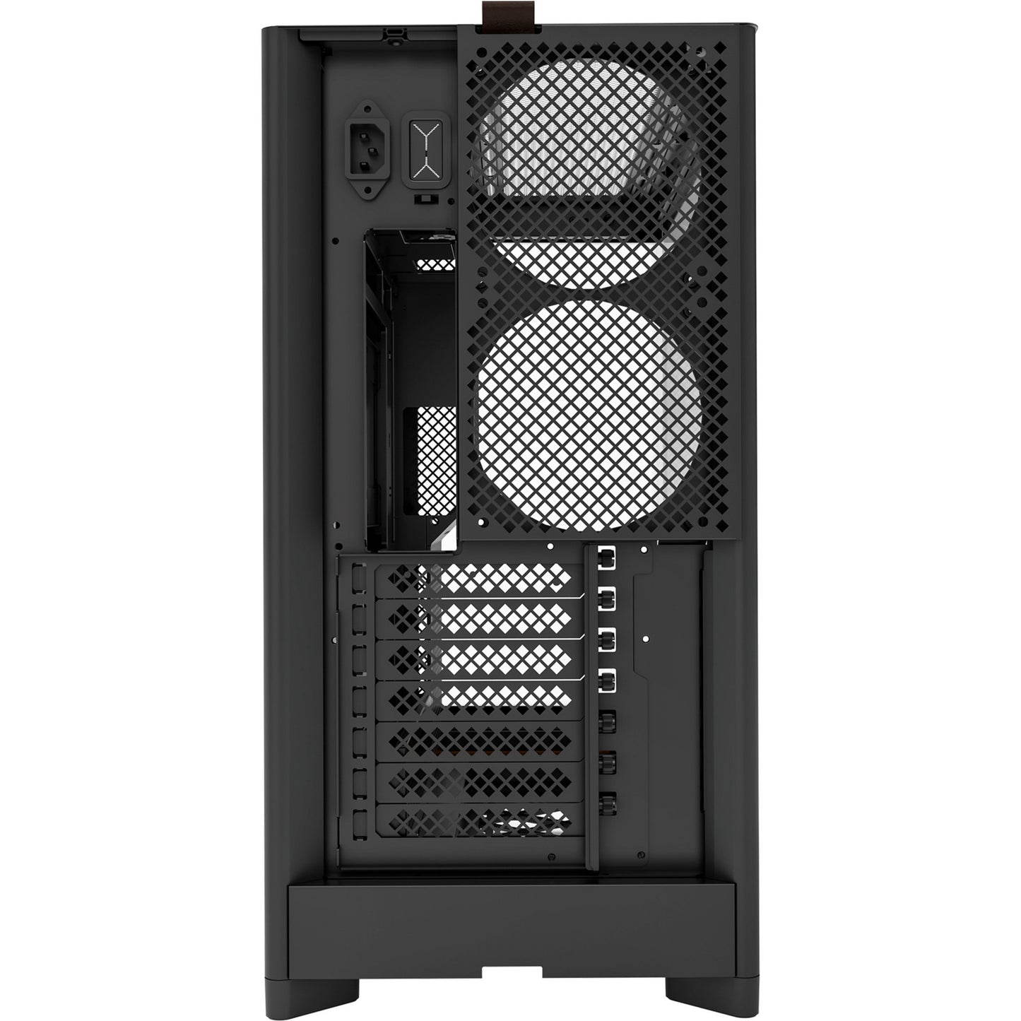 Boîtier tour midi Montech HS02 (noir | 2x USB-A | 1x USB-C | RGB | verre trempé)