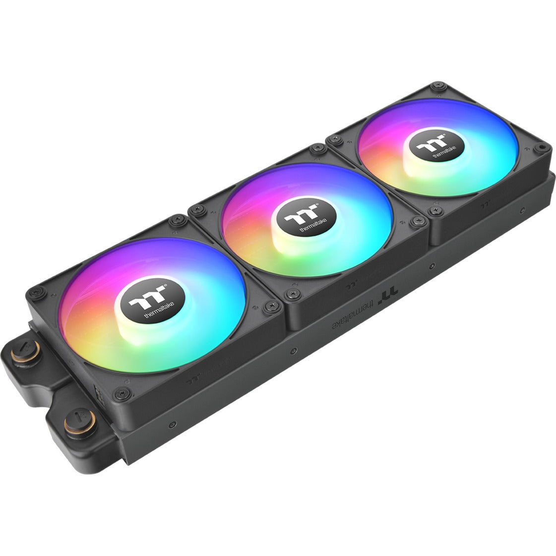 Thermaltake CT120 EX Reverse Arbb Sync PC Ventilateur de refroidissement (3-Fan Pack) Ventilateurs de boîtier (Noir, 3 pièces, 120 x 120 x 25 mm, PWM)