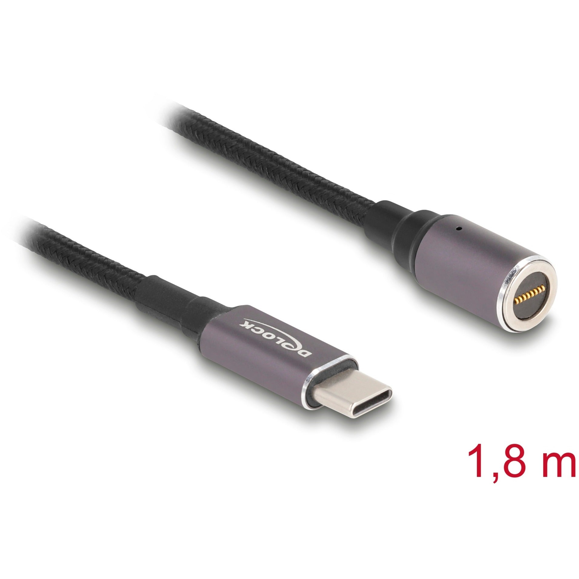 Câble de charge d'ordinateur portable Dellock USB Type-C mâle à magnétique