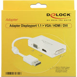 Dellock DisplayPort> VGA HDMI DVI - afbeelding 1