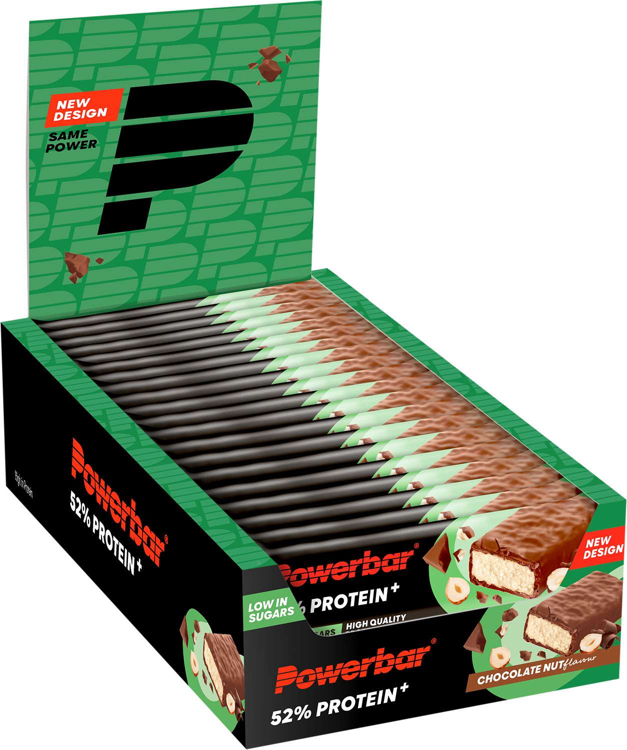 Powerbar 52% protéines plus barre 20 boîte