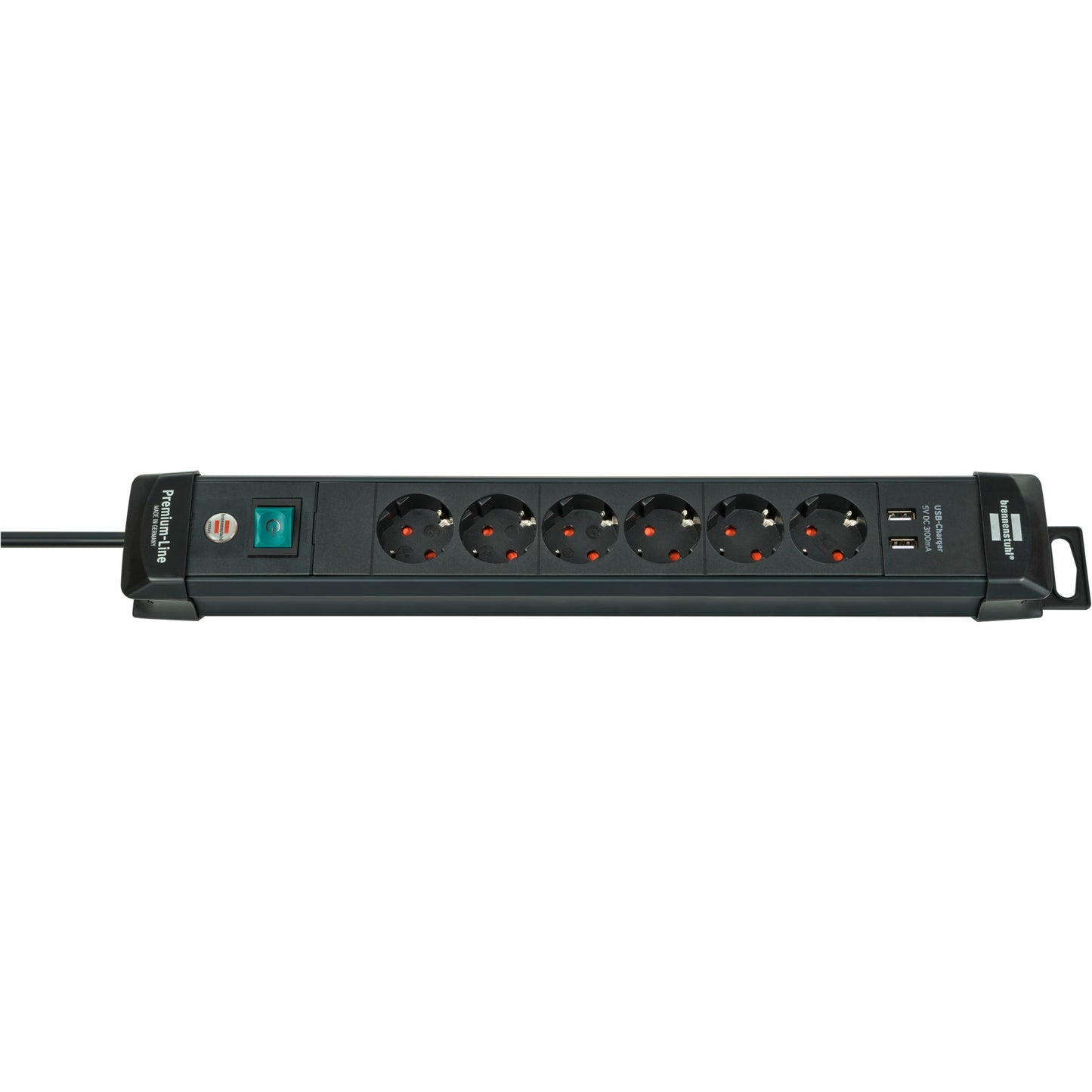 Brennenstuhl Prise premium 6 fois + 2x USB