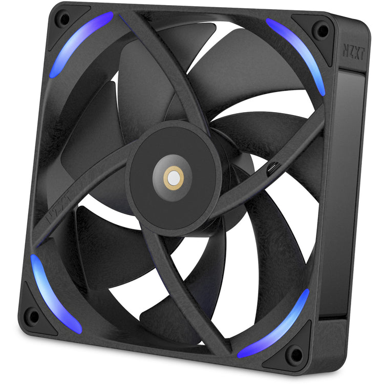 Nzxt f140x ventilateur de boîtier rgb (noir, 140 x 140 x 30 mm, pwm)