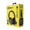Casque de jeu supra-auriculaire sans fil Hator Phoenix 2 (noir, RVB, 2,4 GHz Bluetooth 5.4 USB-C)