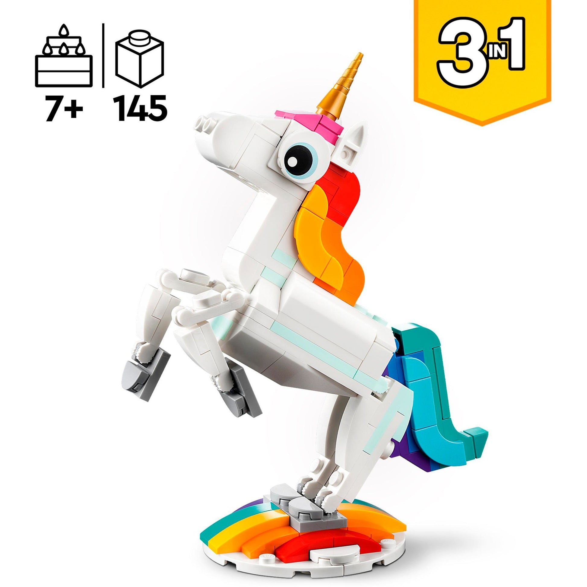 Créateur LEGO 31140 3in1 Unicorne magique