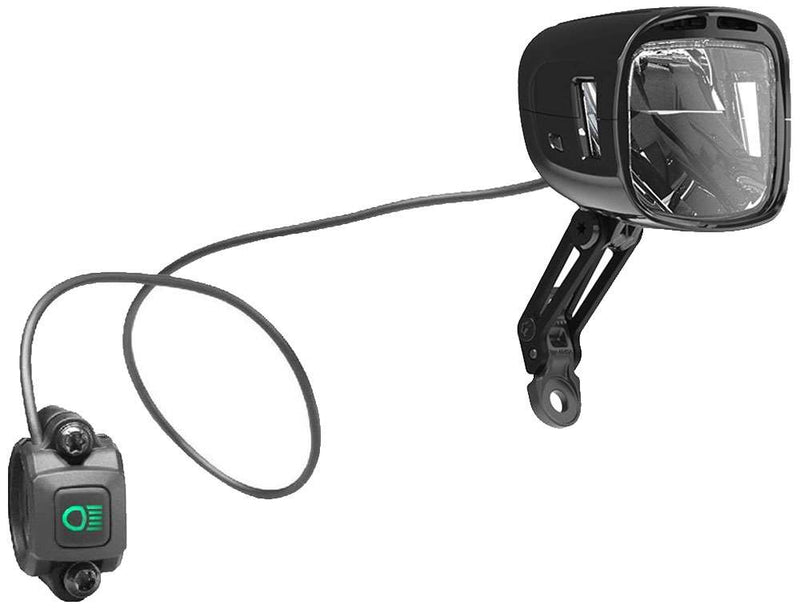 Busch Muller Headlight Busch und Müller Lumotec IQ-XL faisceau pour le vélo E-Bike 120 170 Lux Black