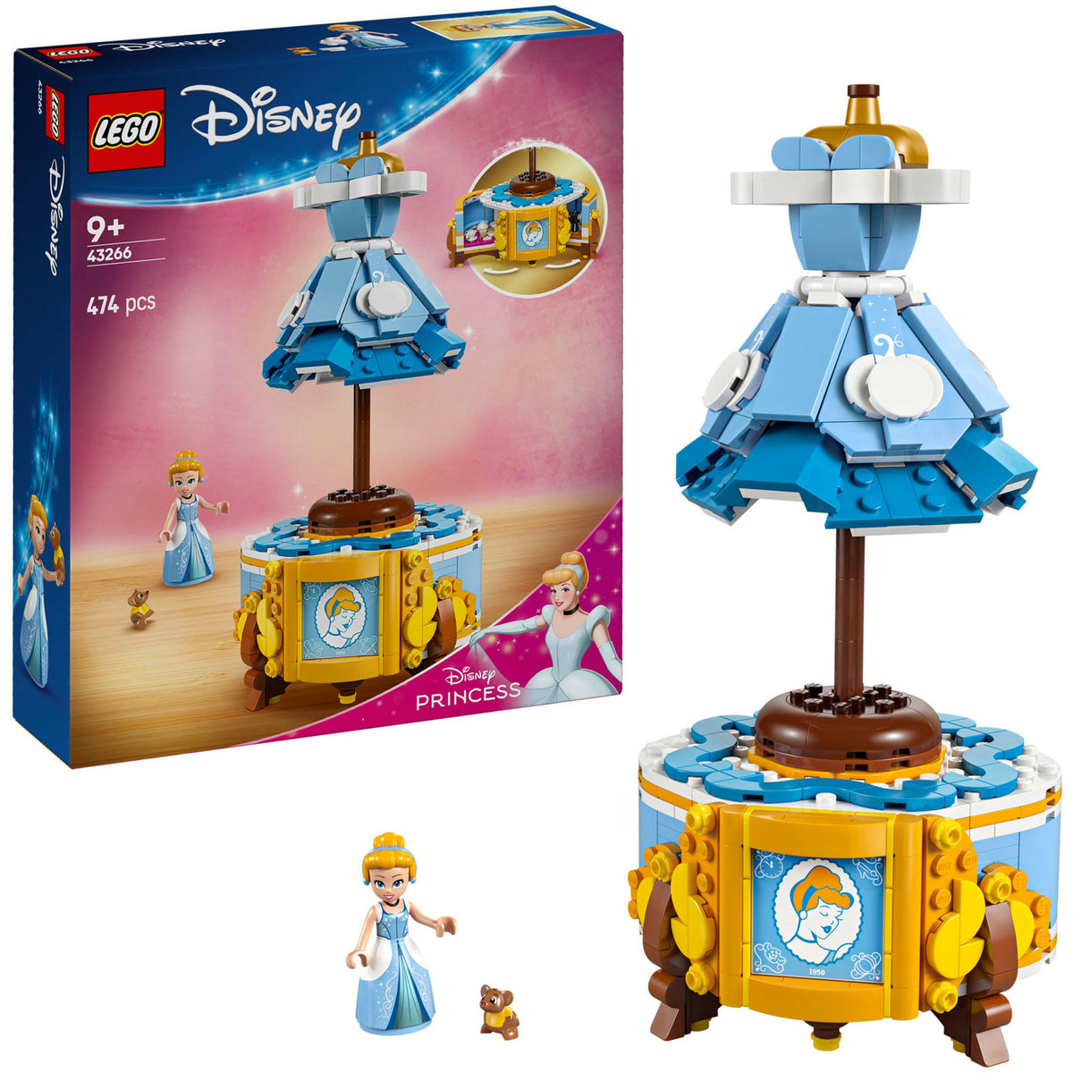 Lego Disney Princess 43266 La robe de Cendrillon