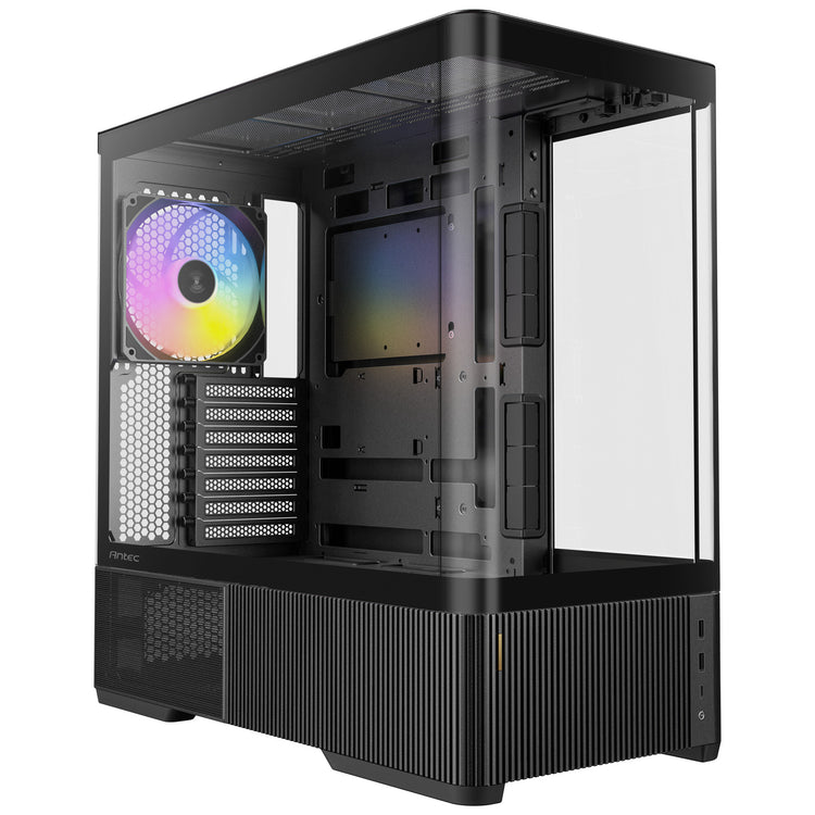 Boîtier tour midi Antec C6 Curve ARGB (noir | 2x USB-A | 1x USB-C | verre trempé)