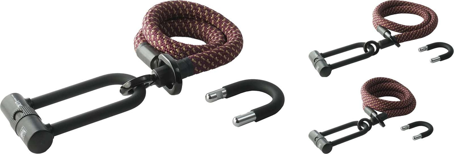 Oeillet Texlock u x - u-lock incl. câble textile avec âme en acier