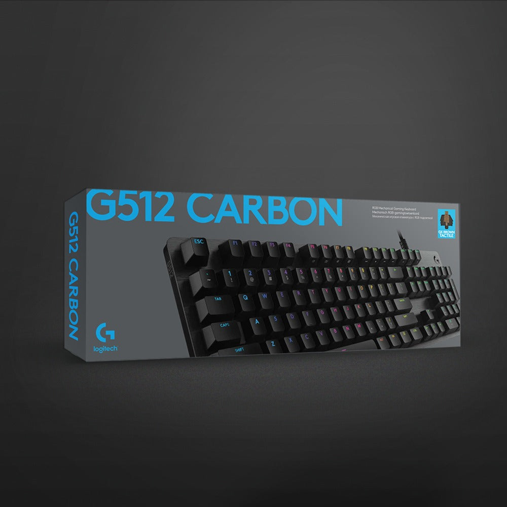 Logitech G512 Carbon Lightsync RVB Keyboa de jeu mécanique