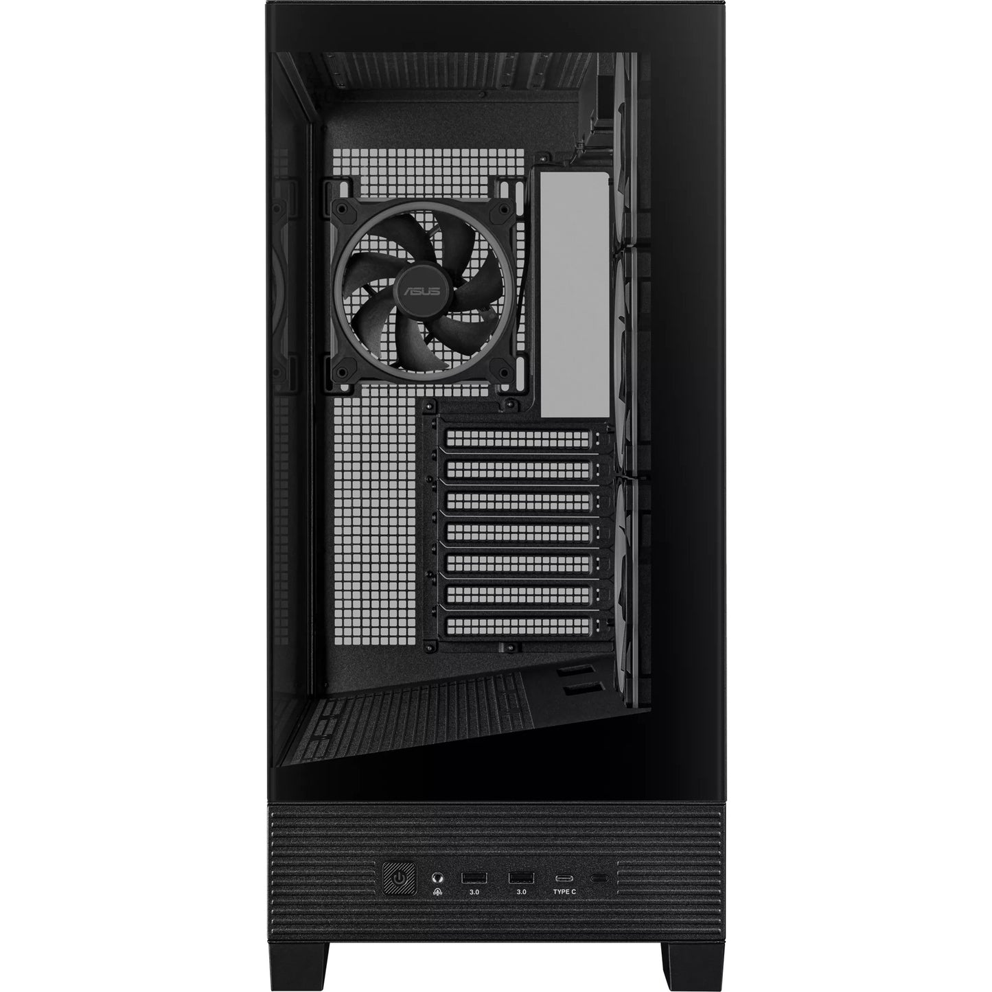 Boîtier tour midi Asus a31 plus (noir | 2x USB-A | 2x USB-C | verre trempé)