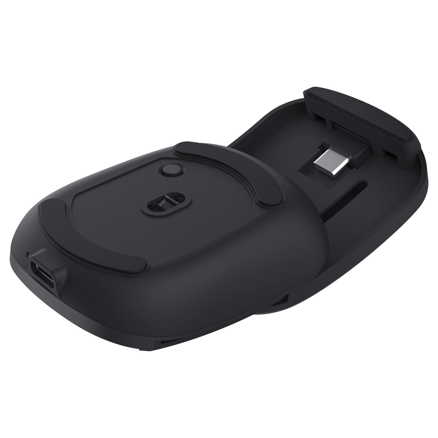 Souris de poche portable et rétractable Trust zylo (noir, 1 000 - 2 400 dpi)