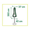 Nature Nature Garden Furniture Cover For Standing Parasol (Small)
