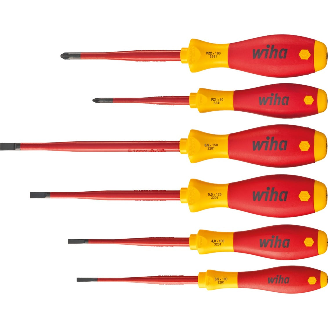 Wiha Tournevis Set Softfinish Electric Slimfix