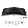 Philips 34b2u3600ch 34 moniteur ultra-large incurvé (noir, 2x HDMI, port d'affichage, 3x USB-A, USB-B, USB-C, RJ-45)