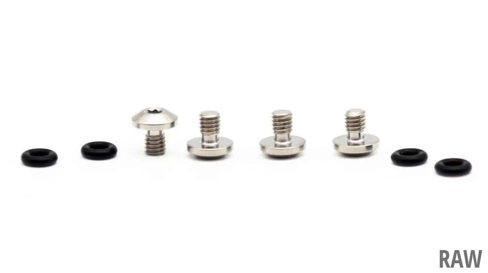 Jeu de vis en titane pour composants en chêne pour huile minérale Sram Bleedport (4 pièces)