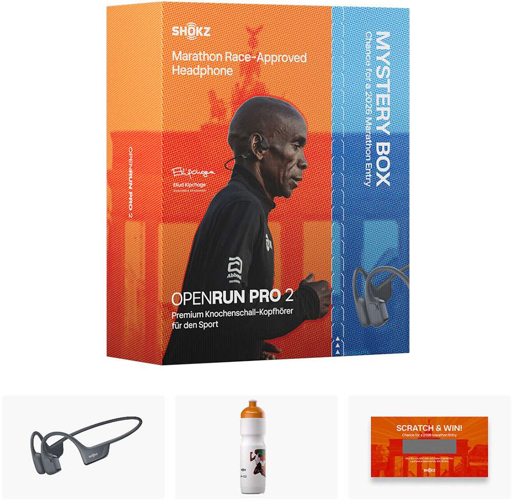 Shokz openrun pro 2 - coffret cadeau marathon