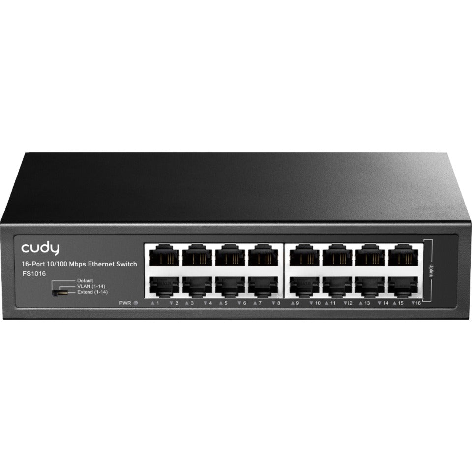 Commutateur Ethernet Cudy 16 ports 10 100 Mbps (noir)