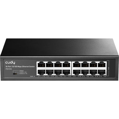 Commutateur Ethernet Cudy 16 ports 10 100 Mbps (noir)