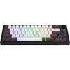 Hator skyfall pro sans fil, clavier de jeu (noir, disposition américaine, hator aurum vanille silencieux, 65%, RVB, pbt double-shot, échange à chaud, bluetooth usb-c 2,4 GHz)