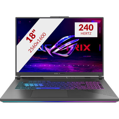 Ordinateur portable de jeu Asus ROG Strix G18 G814PM-S9012W 18 (Gris | R9 7940HX | RTX 5060 | 16 Go | SSD 1 To)