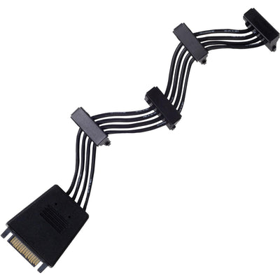 Silverstone SST-CP06-E4, 1x Sata à 15 broches> 4x Sata à 15 broches