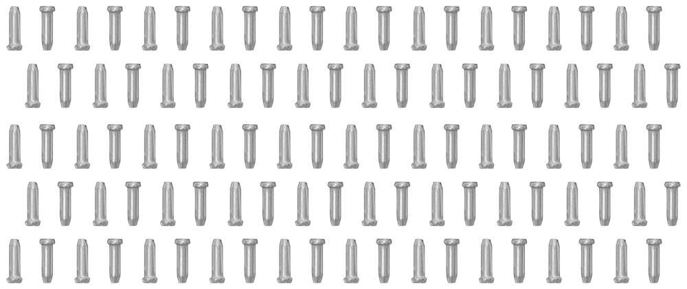 Embouts Katana pour câble de frein de changement de vitesse (100 pièces)