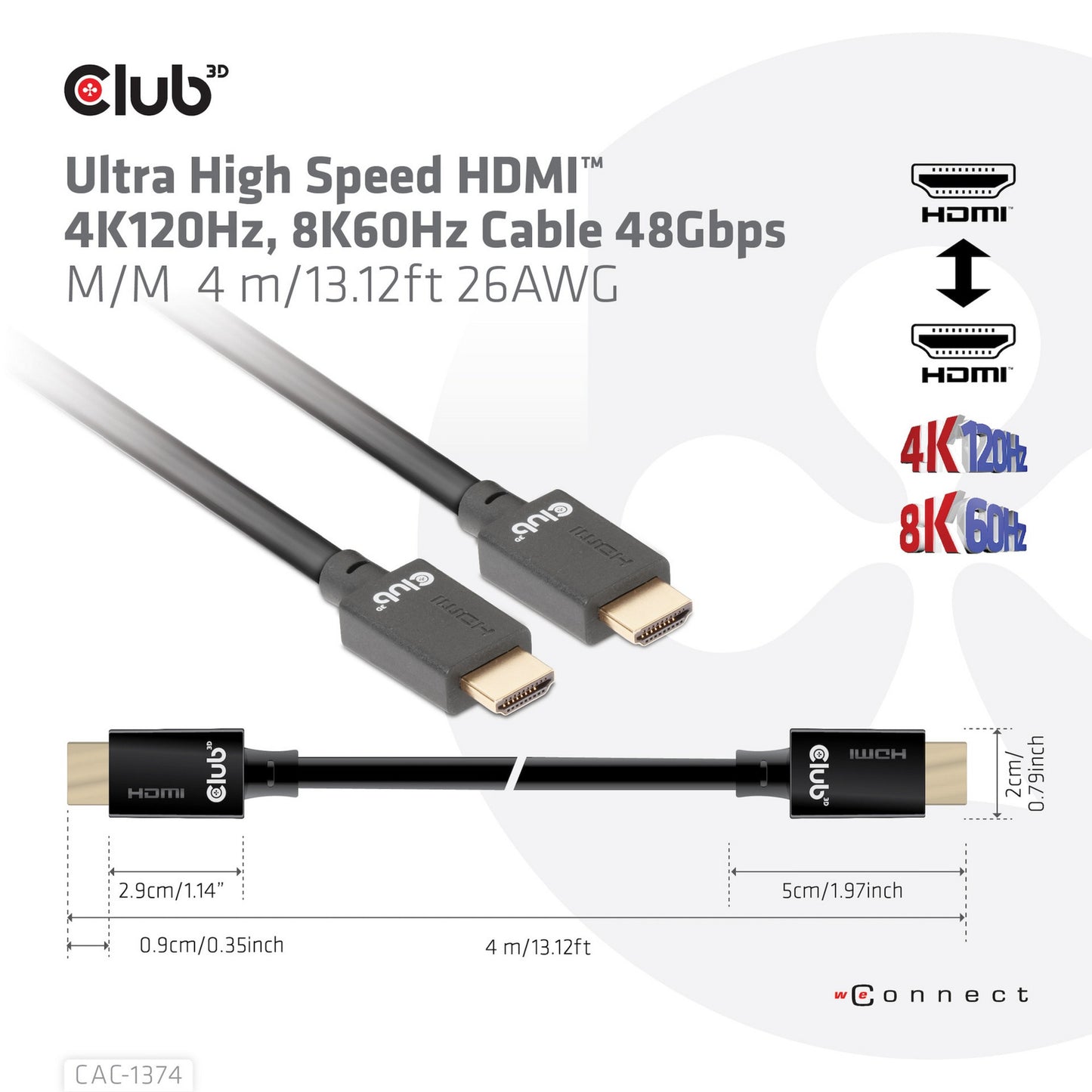 Club 3D Ultra à grande vitesse HDMI 2.1