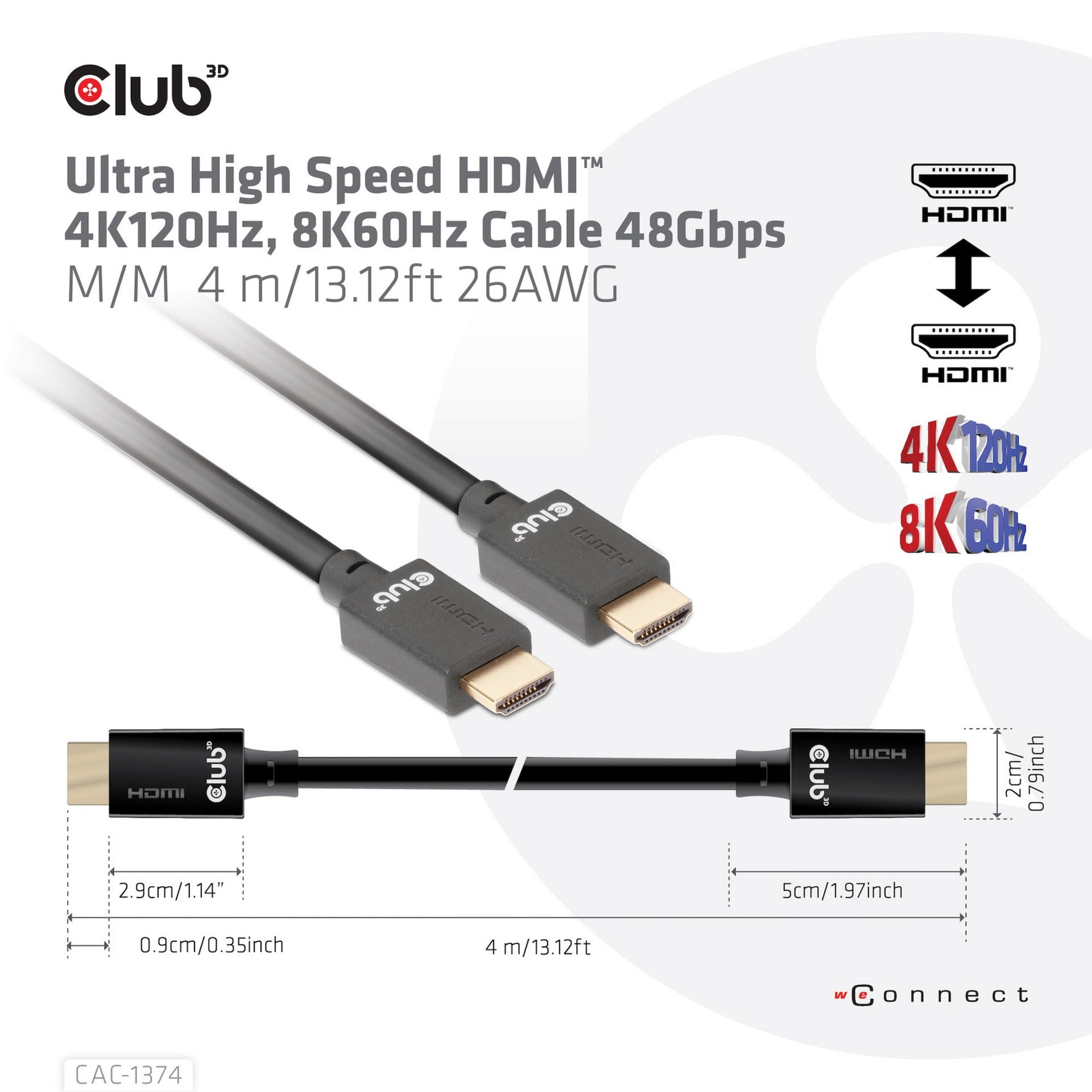 Club 3D Ultra à grande vitesse HDMI 2.1