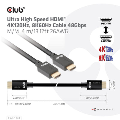 Club 3D Ultra à grande vitesse HDMI 2.1