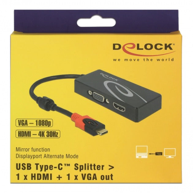 Dellock USB-C> HDMI VGA