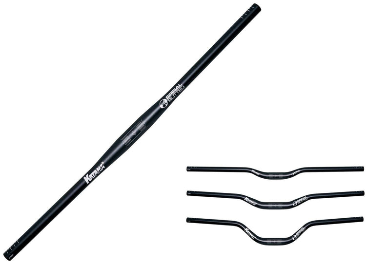 Guidon Katana en spirale à section variable, guidon de 31,8 mm