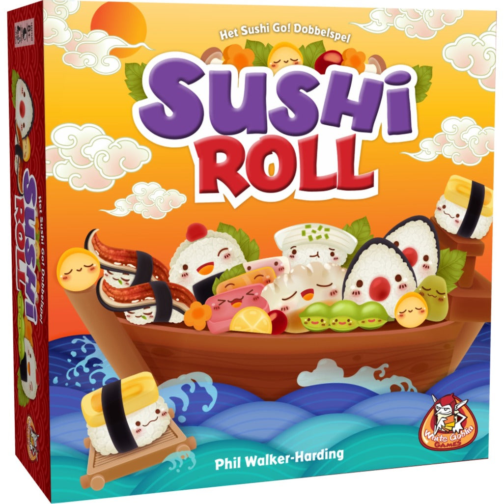 Roll de sushi à jeux de gobelin blancs