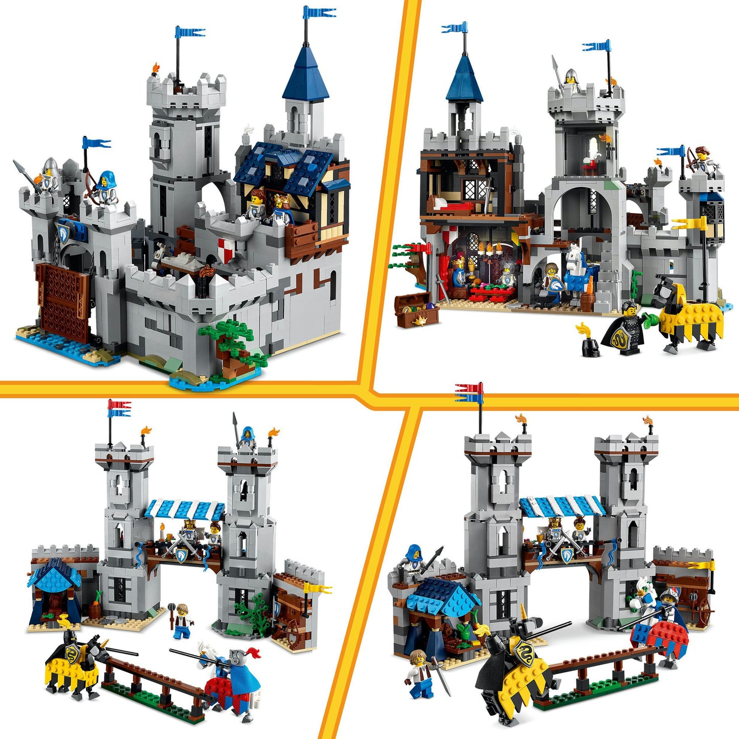 Créateur LEGO 31168 Castle médiéval avec chevaliers à cheval