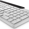 Clavier Bluetooth auto-rechargeable Lenovo 800 (blanc, disposition américaine (QWERTY), piston, 100 %, interrupteur à piston, Bluetooth 5.1, USB-C)