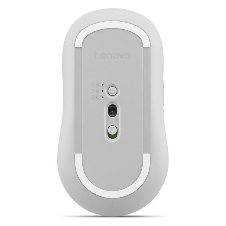 Souris Bluetooth silencieuse Lenovo Yoga Seashell (blanc gris, Bluetooth 5.3)