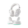 Casque de jeu supra-auriculaire sans fil magnétique Mchose v9 turbo+ (blanc argent, nintendo switch, playstation 4, playstation 5, mobile, pc, usb bluetooth 2,4 g)