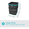 Gardena Garden Waste Pocket pop-up rectangulaire, taille L