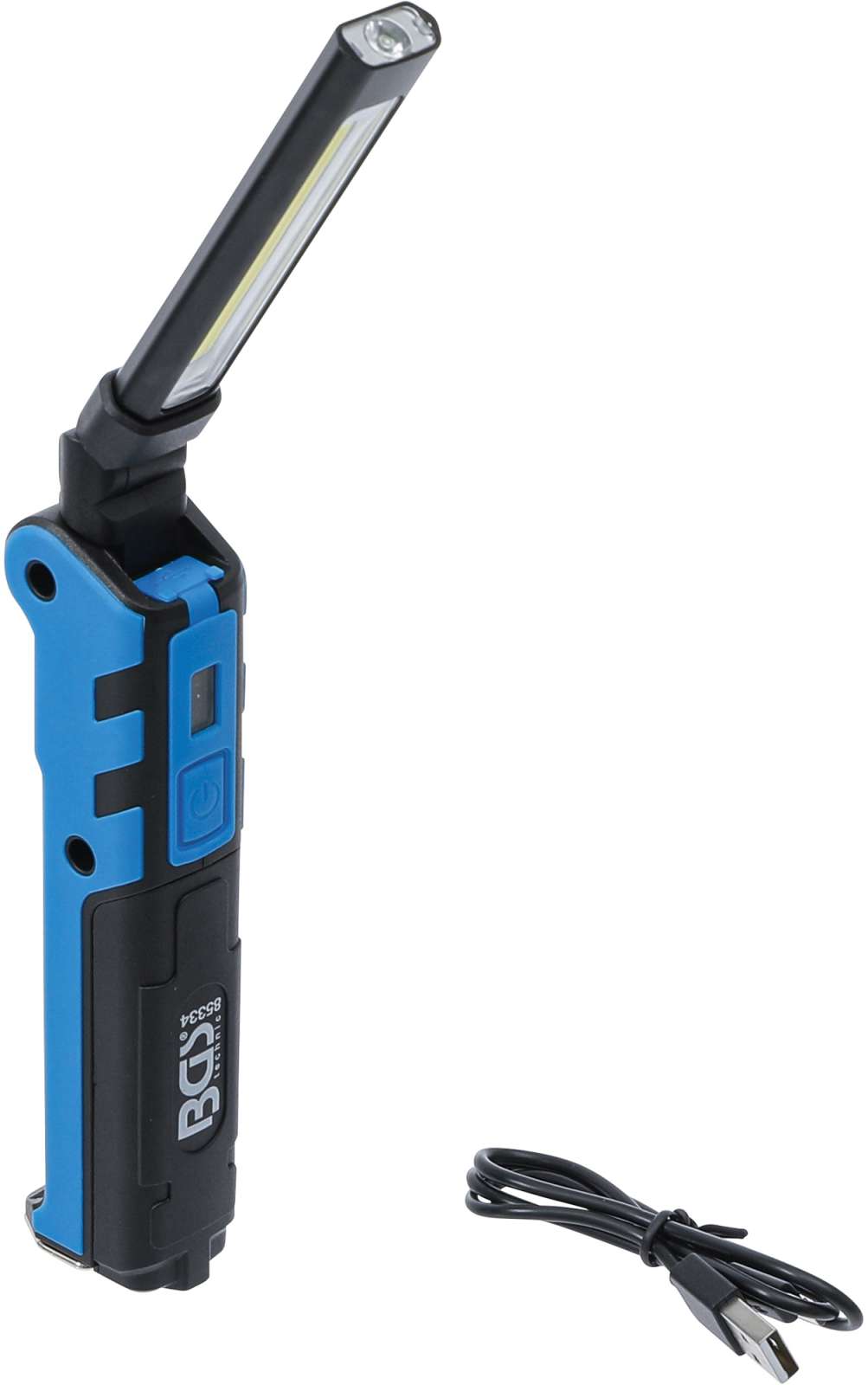 Bgs technic cob led lampe de travail à batterie pliable