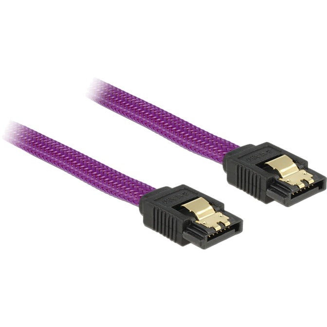 Delock Sata 6 Go s 30 cm Violet