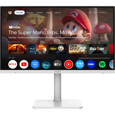 Moniteur MSI Modern MD272UPSW 27 4K UHD (Blanc, HDMI, DisplayPort, 2x USB-A, USB-C, Wi-Fi 5, BT, RJ-45)
