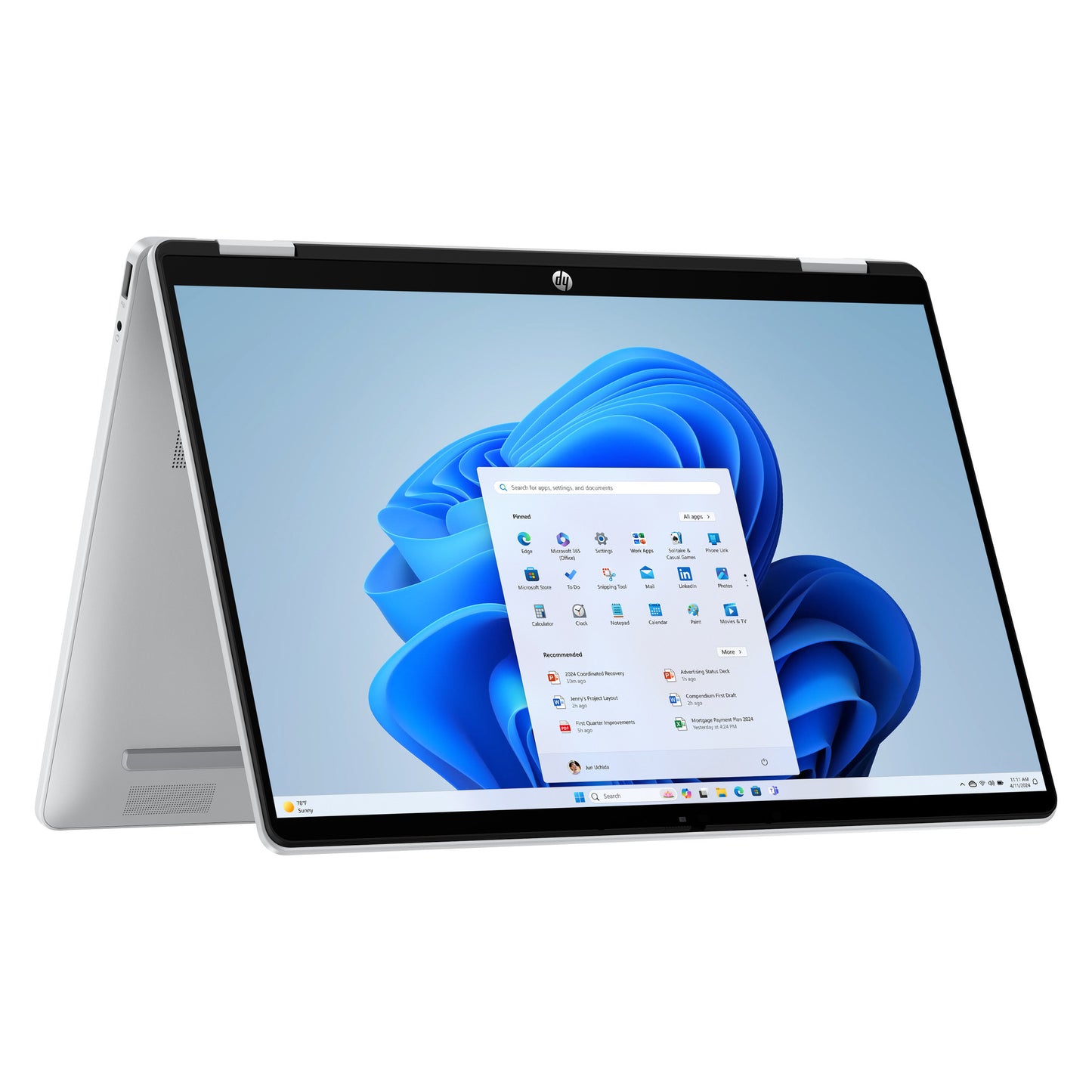 Ordinateur portable Hp omnibook 5 flip 2-en-1 14-fp0250ndx 14 (argent | core 5 120u | graphiques intel | 8 go | SSD 512 go | tactile)
