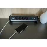 Brennenstuhl Alu-office-Line-Line avec fonction de chargement USB 4- - afbeelding 5