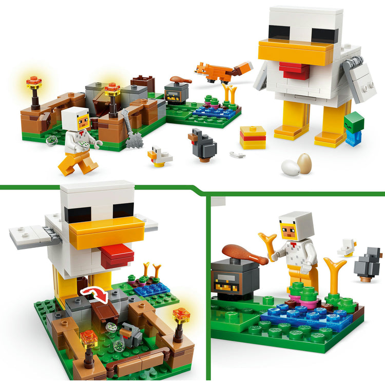 Lego minecraft 21585 ferme de poulets