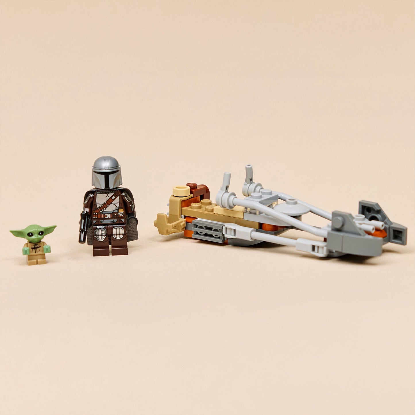 Lego Star Wars TM 75436 Le Speeder Bike du Mandalorien et de Grogu | 2 pièces